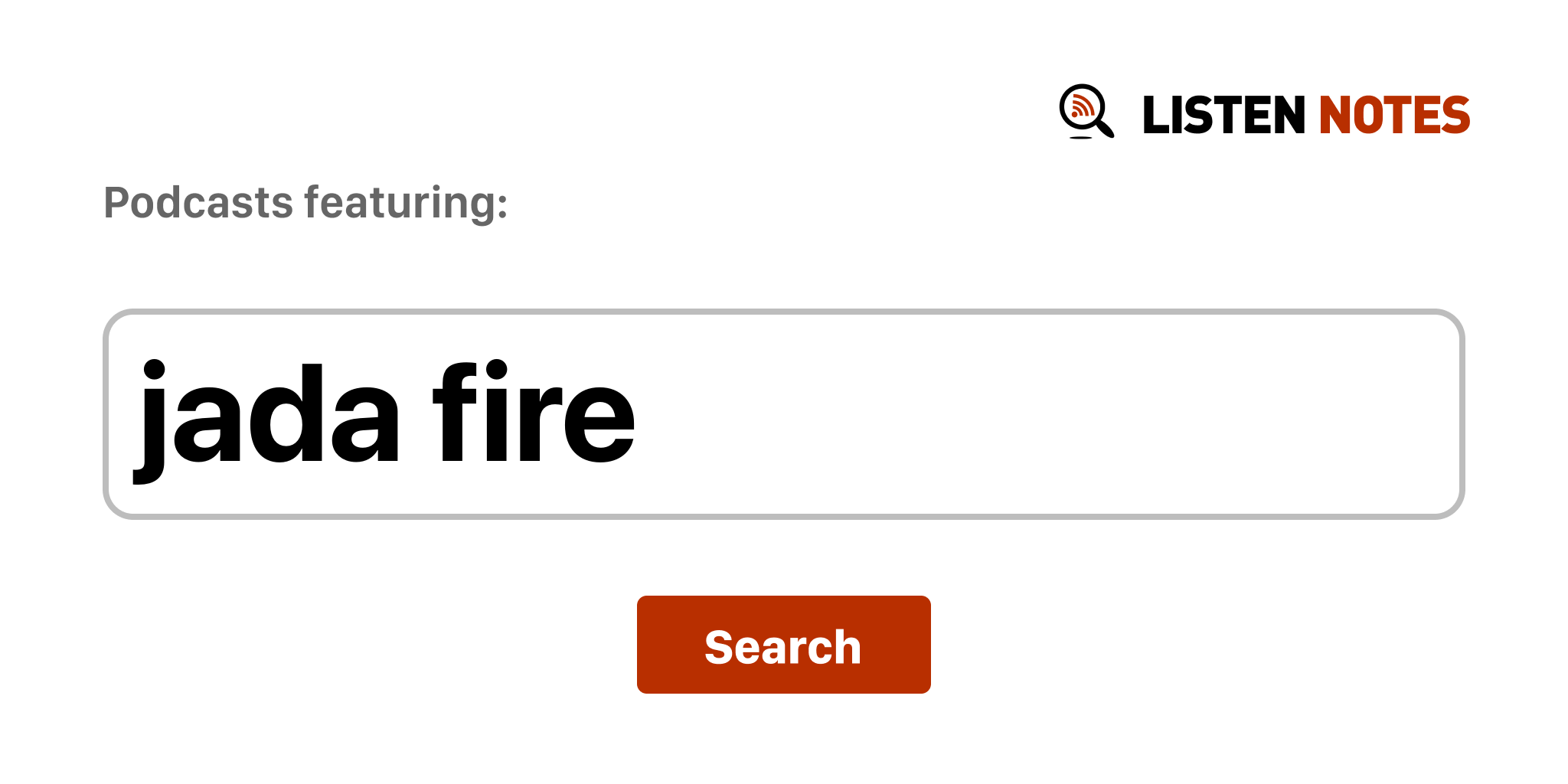 Jada Fire - Top podcast episodes